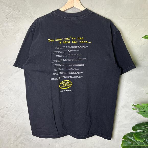 Mikes Hard Lemonade Chicago Hard Day Promo Large Modern Tee - Picture 5 of 5
